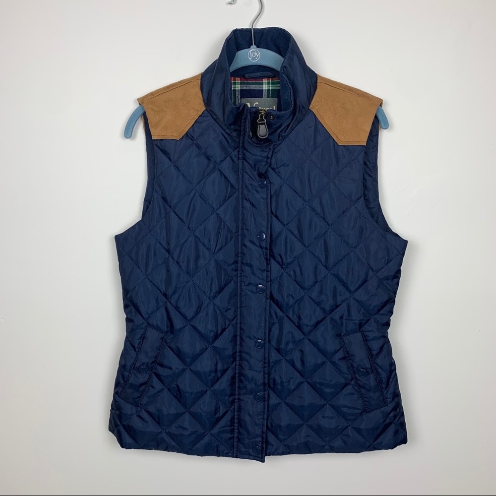 Natural Reflections Navy Quilted Vest size M